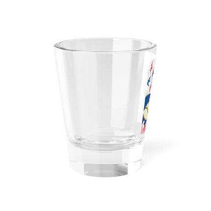 Flight of the Songbirds Shot Glass – Theatrical Whimsy & Colorful Harmony