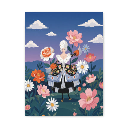 🌸🎀 The Grand Floral Promenade Placemat – Art Deco Fashion Fantasy