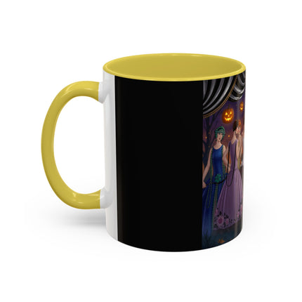 🏹🎃 Cupid's Arrow At Pumpkin Moon Manor Colorful Mug – Romantic Halloween Charm