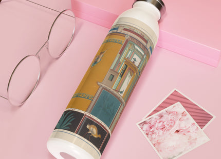 Pompeii Wall Pl.20 by Victor Steeger Slim Water Bottle