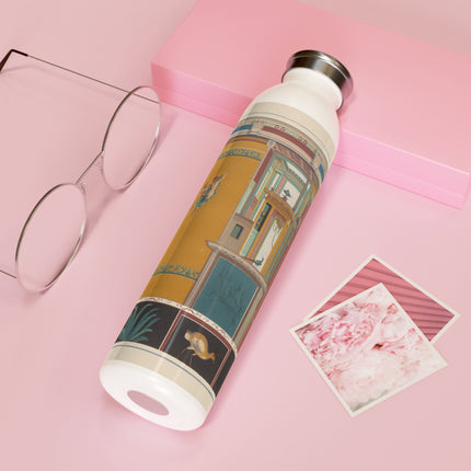 Pompeii Wall Pl.20 by Victor Steeger Slim Water Bottle