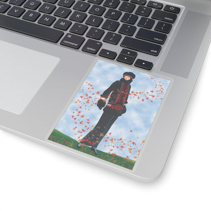 Elegance in Autumn Kiss-Cut Stickers (4 Sizes)