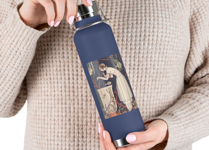 L'Etourdissant Petit Poisson (The Dazzling Little Fish) by George Barbier Copper Vacuum Insulated Bottle, 22oz