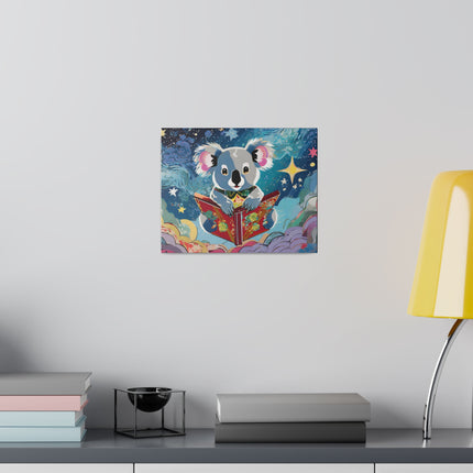 Cute Koala Matte Canvas, Stretched, 0.75"