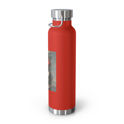 Napoleon Crossing the Alps by Jacques-Louis David Copper Vacuum Insulated Bottle, 22oz