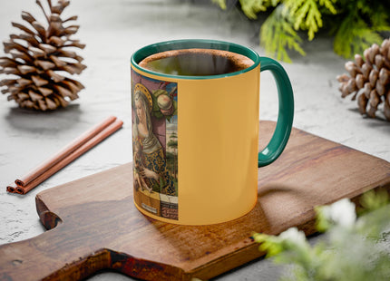 Madonna and Child by Carlo Crivelli Colorful Mugs (11oz, 15oz)