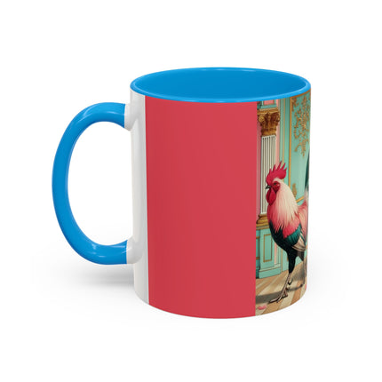 The Salon Rooster Colorful Mugs (11oz, 15oz)