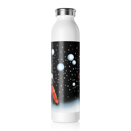 A Festive Snowball Slim Water Bottle