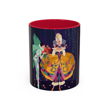 Moonlit Masquerade: The Fairy Queen's Ball Colorful Mug (11oz, 15oz) – Fairy Tale Elegance, Fantasy Charm & Enchanted Style