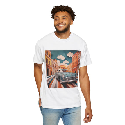 1960 Alfa Romeo Giulietta Unisex Garment-Dyed T-shirt