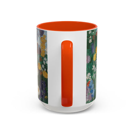 Flowers on the Mountain by August Babberger Colorful Mugs (11oz, 15oz)