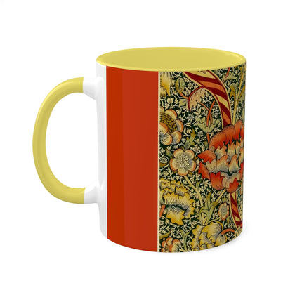 Chintz the Wandle Design by William Morris Colorful Mugs, 11oz