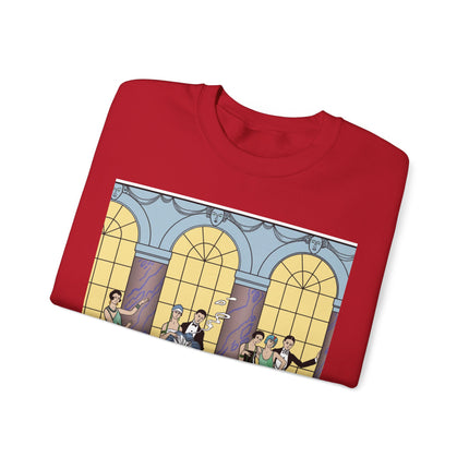 Au Revoir by George Barbier Heavy Blend™ Crewneck Sweatshirt