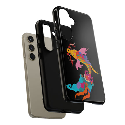Golden Koi Phone Case – Lucky Swim & Vibrant Fortune