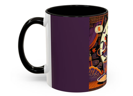 Theatrical Halloween Mice on Teacup Colorful Mugs (11oz, 15oz)