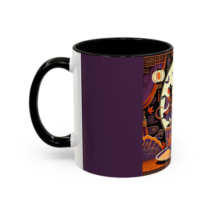 Theatrical Halloween Mice on Teacup Colorful Mugs (11oz, 15oz)