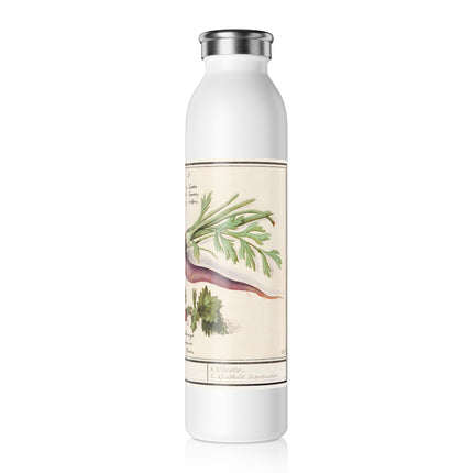Carrot, Daucus carota and red currant, Ribes rubrum by Anselmus Boëtius de Boodt Slim Water Bottle
