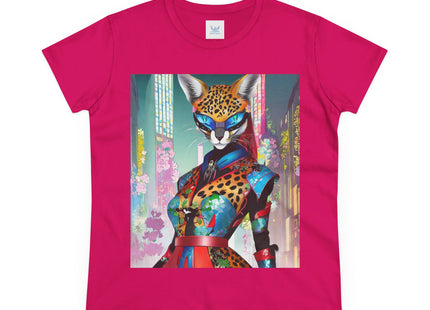 Cyber Cat Glamour Cotton Tee