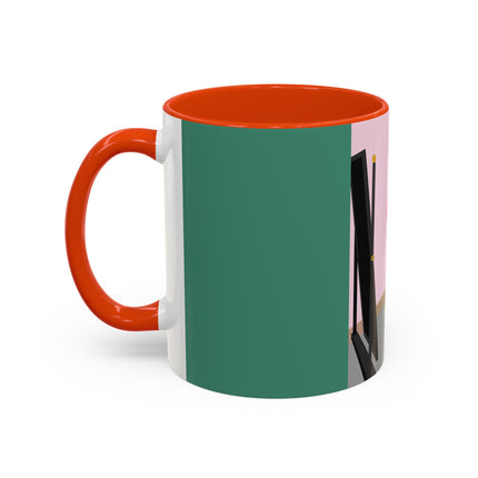 The Yellow Hat Colorful Mugs – 1920s Vogue Whimsy & Playful Elegance