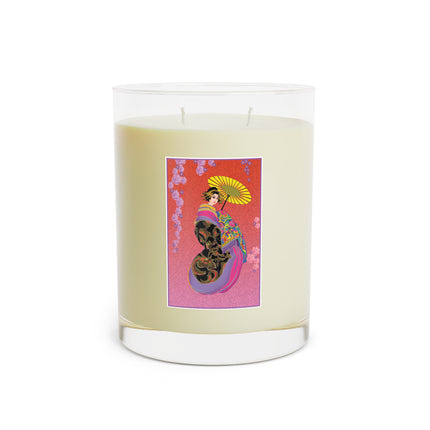 Enchanting Geisha Scented Candle - Scented Candle - Full Glass, 11oz
