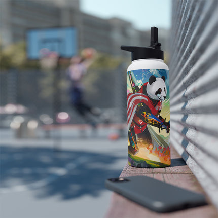 Cyber Punk Robots Stainless Steel Water Bottle