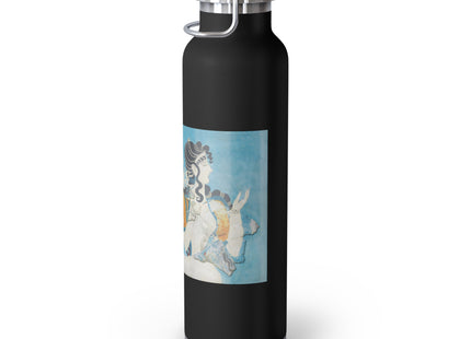 Reproduction of Ladies in Blue by Emile Gilliéron Copper Vacuum Insulated Bottle, 22oz