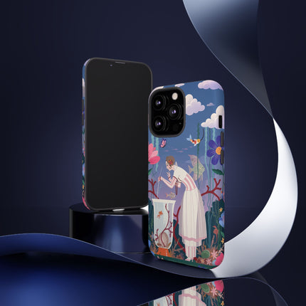 🐠🌸 The Enchanted Aquarium Garden Phone Case – Art Deco Underwater Fantasy