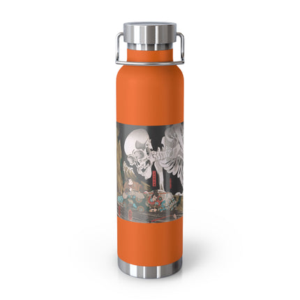 Mitsukuni Defying the Skeleton Spectre by Utagawa Kuniyoshi Copper Vacuum Insulated Bottle, 22oz