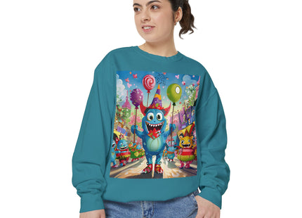 Monster Parade Madness Unisex Garment-Dyed Sweatshirt