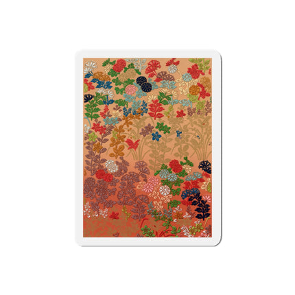 Japanese Flower Pattern by G.A. Audsley Die-Cut Magnets (5 Sizes)