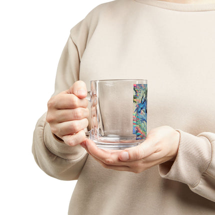 Mystic Guardian of the Sky Glass Mug, 10oz