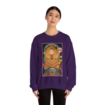June & Pearl, Alexandrite (from the Gem Series) by Sofia Chiostri Heavy Blend™ Crewneck Sweatshirt