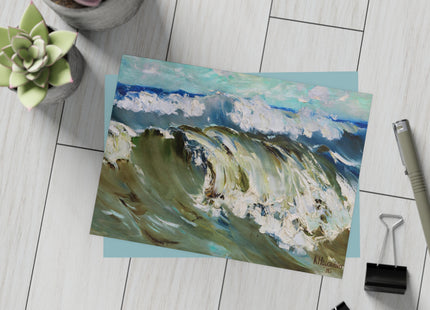 The Wave by Karl Hagemeister Postcards (envelopes included) - Bundles of 10, 30, 50 Pieces