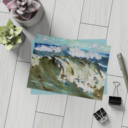 The Wave by Karl Hagemeister Postcards (envelopes included) - Bundles of 10, 30, 50 Pieces