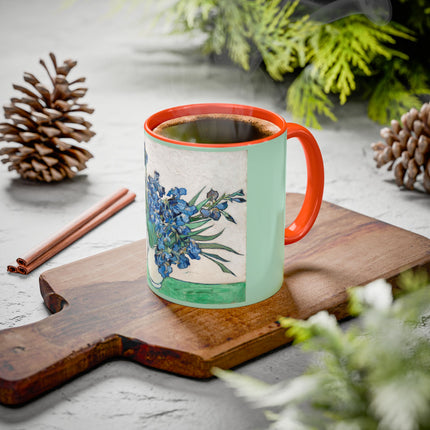 Irises by Vincent Van Gogh Colorful Mugs (11oz, 15oz)