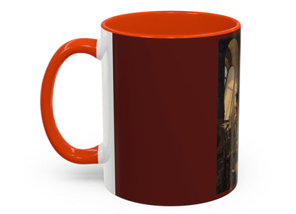 Raphael and his Muse in the Atelier by Vincenzo Abbati Colorful Mugs (11oz, 15oz)