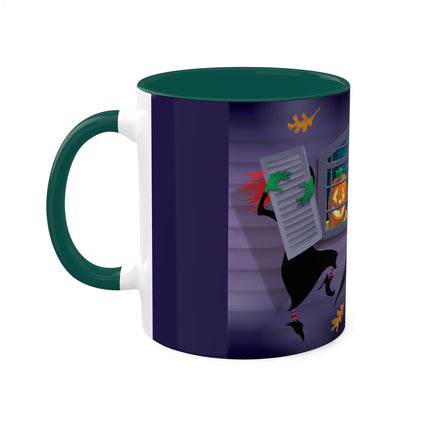 Whimsical Halloween Mischief Colorful Mugs, 11oz
