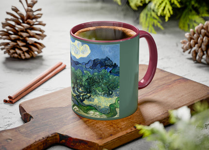 Olive Trees by Vincent Van Gogh Colorful Mugs (11oz, 15oz)