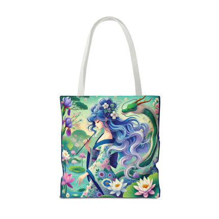 Fairy of the Koi Pond Tote Bag – Mystical Harmony & Pond Enchantment