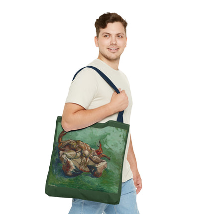 Crab on its Back by Vincent Van Gogh Tote Bag (AOP)