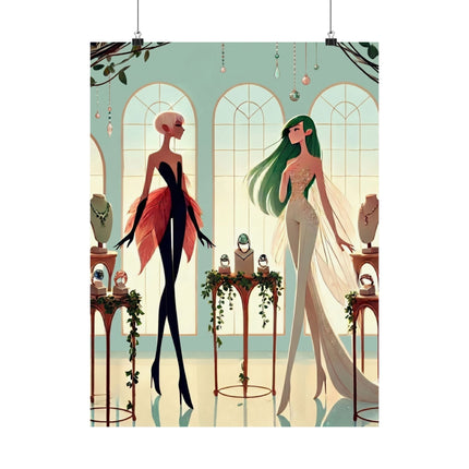 ✨🧚 Fairy Treasures Matte Vertical Poster – Sparkle, Wonder & Enchanted Friendship
