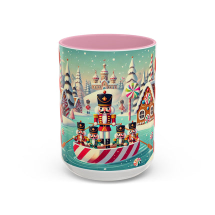 Nutcracker Candy-Striped Adventure Colorful Mugs (11oz, 15oz)