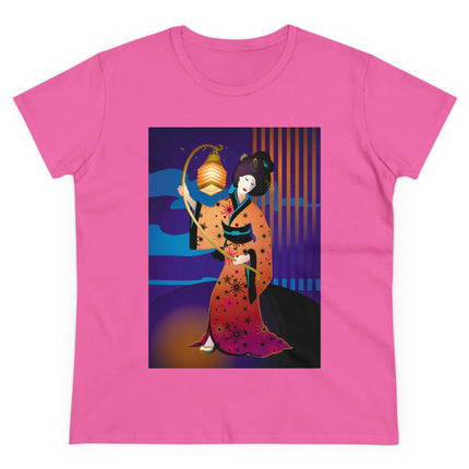 The Enchanting Geisha Women's Midweight Cotton Tee