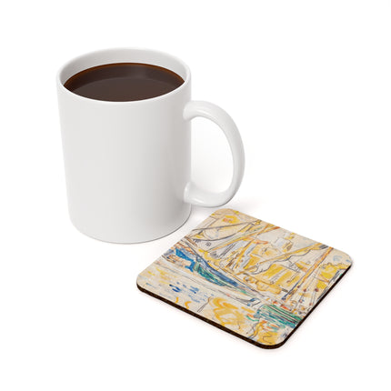 Saint-Tropez by Paul Signac Cork Back Coaster