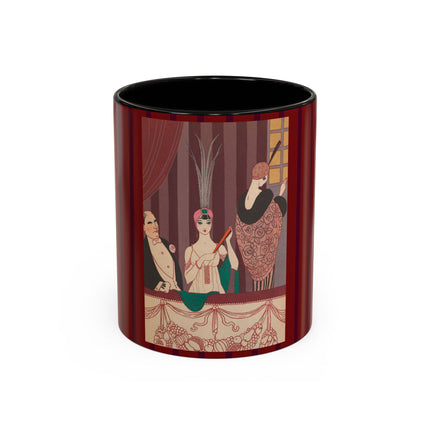La Loge by George Barbier Colorful Mugs (11oz, 15oz)