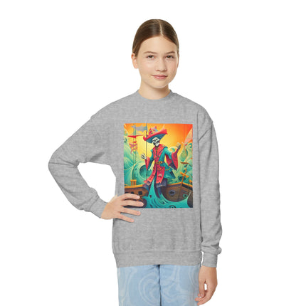 Skeleton Crew of the Misty Seas Youth Crewneck Sweatshirt