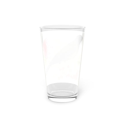 Blackbird with Roses Glass, 16oz