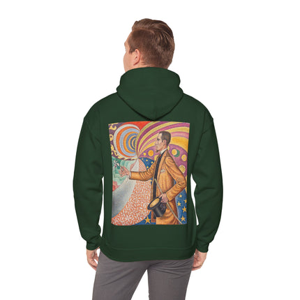 Portrait of Felix Feneon by Paul Signac Heavy Blend™ Hooded Sweatshirt