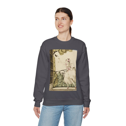 Sur talons rouges (On Red Heels) pl 02 by Gerda Wegener Heavy Blend™ Crewneck Sweatshirt
