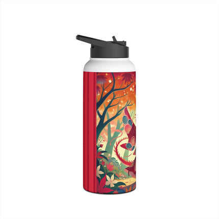 The Dragon Fairy’s Dance Stainless Steel Water Bottle, Standard Lid